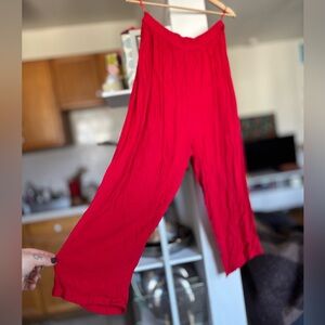 Vintage OK Mike Red Rayon Pants